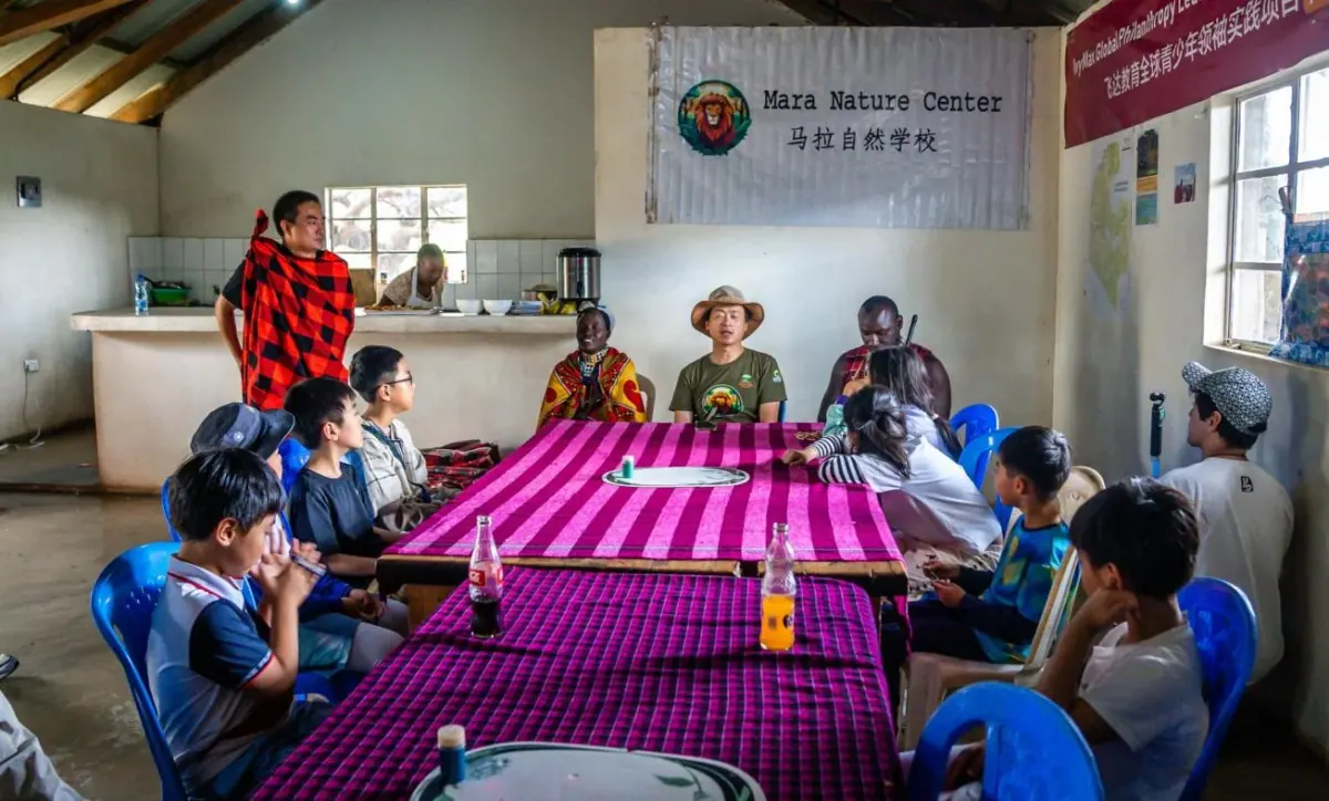 A class at the Mara Nature Center